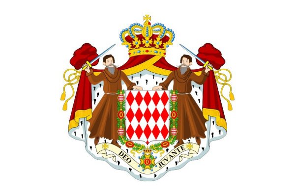 Bandeira do Principado de Monaco