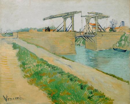 "The Langlois Bridge", 1888 - Reprodução http://www.vangoghmuseum.nl 